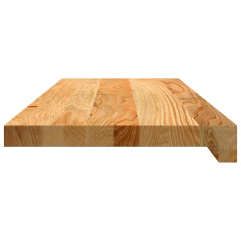 Stopnie schodowe, 12 szt. brązowe 70x25x2cm lite drewno dębowe Lumarko!