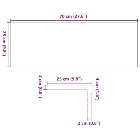 Stopnie schodowe, 12 szt. brązowe 70x25x2cm lite drewno dębowe Lumarko!