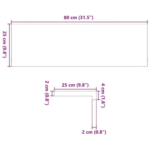 Stopnie schodowe 12 szt. brązowe 80x25x2 cm lite drewno dębowe Lumarko!