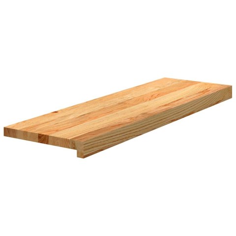 Stopnie schodowe, 12 szt. brązowe 80x25x2cm lite drewno dębowe Lumarko!