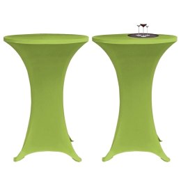 Lumarko Elastyczne nakrycie stołu zielone 70 cm 2 szt.