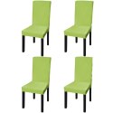  Elastyczne pokrowce na krzesła, 4 szt., zielone Lumarko!