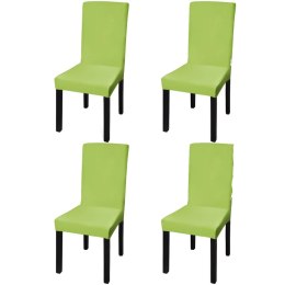 Lumarko Elastyczne pokrowce na krzesła, 4 szt., zielone