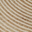  Dywanik ręcznie wykonany z juty, spiralny wzór, biały, 120 cm Lumarko!