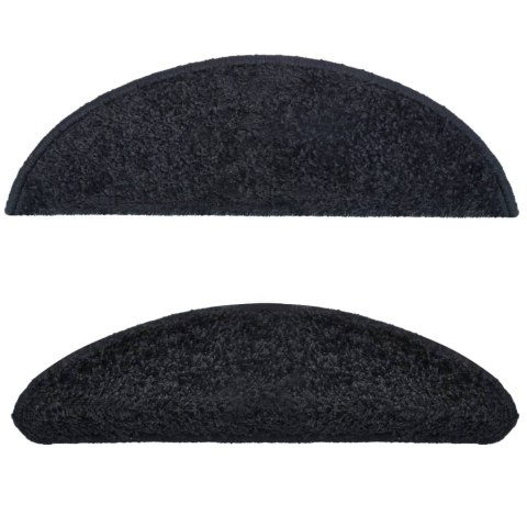  Nakładki na schody, 15 szt., 56 x 20 cm, czarne Lumarko!