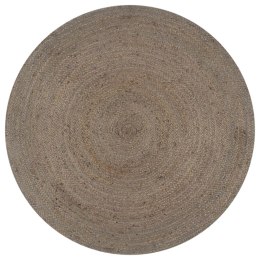  Ręcznie wykonany dywanik z juty, okrągły, 150 cm, szary Lumarko!