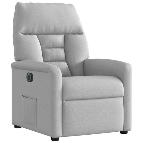 Elektryczny fotel rozkładany Cloud Grey Fabric Lumarko!