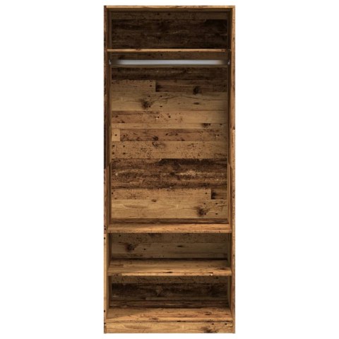 Szafa, stare drewno, 80x50x200 cm, materiał drewnopochodny Lumarko!