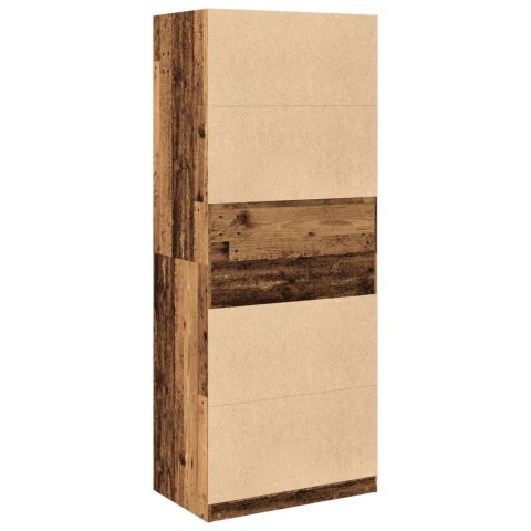 Szafa, stare drewno, 80x50x200 cm, materiał drewnopochodny Lumarko!