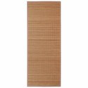  Brązowy, prostokątny dywan bambusowy, 80 x 300 cm Lumarko!