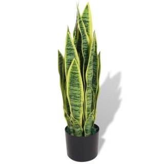  Sztuczna sansewieria z doniczką, 65 cm, zielona Lumarko!