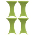  Elastyczne pokrowce na stół, 4 szt., 70 cm, zielone Lumarko!
