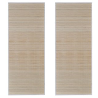  Prostokątne, naturalne maty bambusowe, 2 szt., 120 x 180 cm Lumarko!