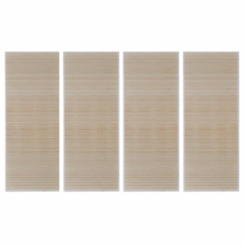  Prostokątne, naturalne maty bambusowe, 4 szt., 120 x 180 cm Lumarko!