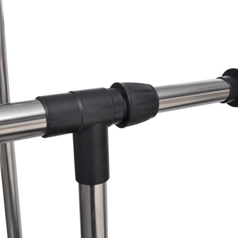  Regulowane wieszaki na ubrania, 2 szt., z 2 drążkami Lumarko!