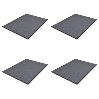  Wycieraczki z PVC, 4 szt., szare, 90 x 60 cm Lumarko!