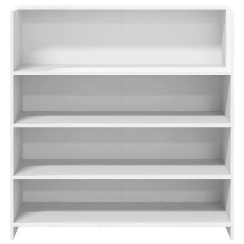Biurko recepcyjne białe 100x50x103,5 cm Drewno konstrukcyjne Lumarko!