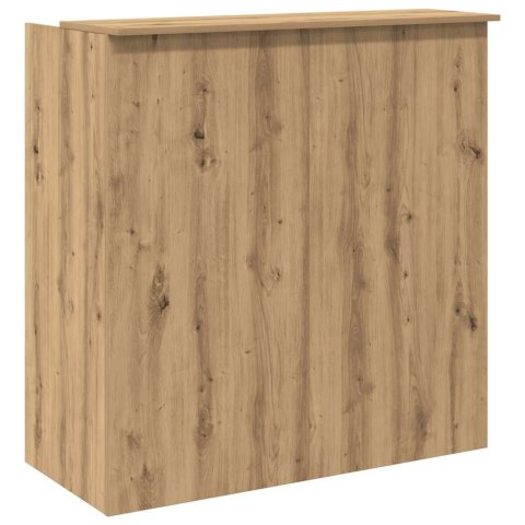 Biurko recepcyjne dąb artisan 100x50x103,5 cm Drewno klejone Lumarko!