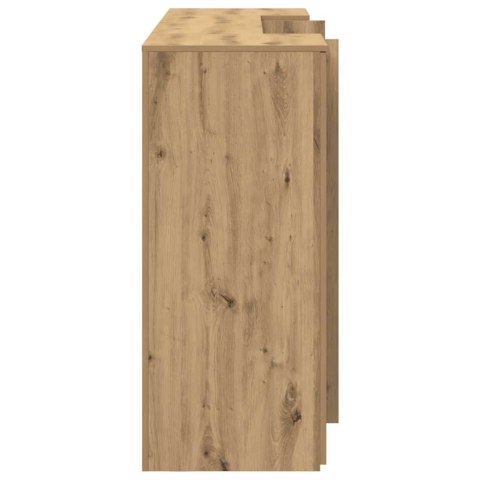 Biurko recepcyjne dąb artisan 200x50x103,5 cm Drewno klejone Lumarko!