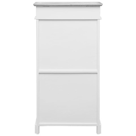  Szafka na buty, szara, 50 x 28 x 98 cm, drewno paulownia Lumarko!