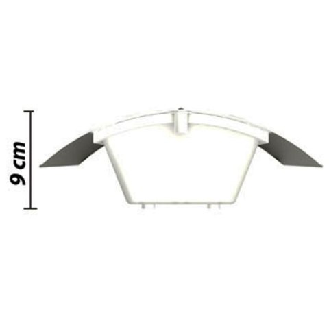 Lampy ścienne, zewnętrzne, wodoodporne, 2 w komplecie