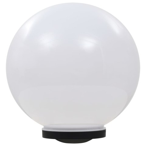 Lampy solarne do ogrodu, 2 szt., LED, kuliste, 40 cm, RGB
