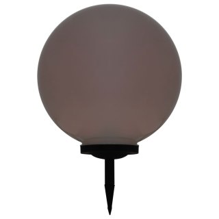 Lampy solarne do ogrodu, 2 szt., LED, kuliste, 50 cm, RGB