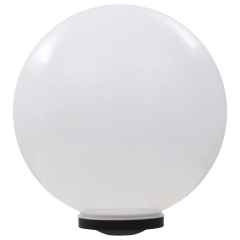 Lampy solarne do ogrodu, 2 szt., LED, kuliste, 50 cm, RGB