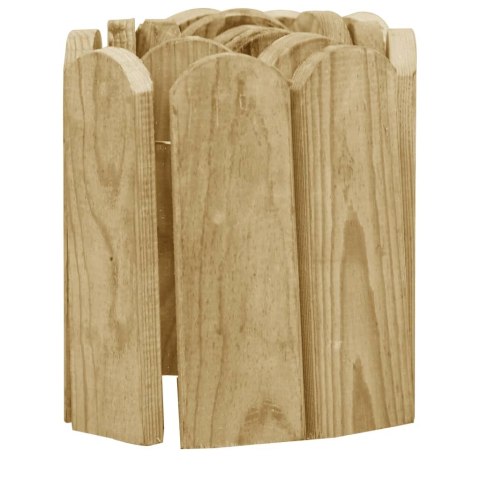 Obrzeża ogrodowe, 2 szt., 120 cm, impregnowane drewno sosnowe
