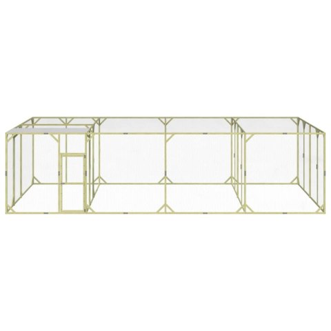 Klatka dla kurcząt, 800x400x200 cm, impregnowane drewno sosnowe