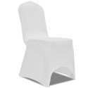  Elastyczne pokrowce na krzesła, białe, 18 szt. Lumarko!