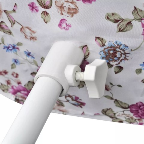  Manekin kobiecy, korpus, bawełna z różanym wzorem, biały Lumarko!