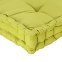 Poduszki na podłogę lub palety, 2 szt., bawełniane, zielone Lumarko!