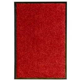 Lumarko Wycieraczka z możliwością prania, czerwona, 40 x 60 cm