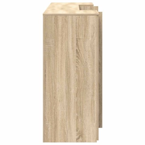 Biurko recepcyjne dąb sonoma 200x50x103,5 cm Drewno klejone