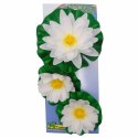  3 szt. dekoracyjne lilie wodne, białe Lumarko!