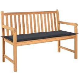  Poduszka na ławkę ogrodową, antracytowa 120x50x3 cm Lumarko!
