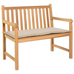  Poduszka na ławkę ogrodową, kremowa, 100 x 50 x 3 cm Lumarko!