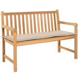  Poduszka na ławkę ogrodową, kremowa, 120x50x3 cm Lumarko!