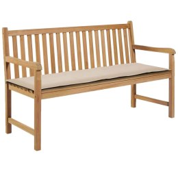  Poduszka na ławkę ogrodową, kremowa, 150x50x3 cm Lumarko!