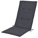  Poduszki na krzesła ogrodowe, 4 szt., antracyt, 120x50x3 cm Lumarko!