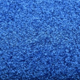 Lumarko Wycieraczka z możliwością prania, niebieska, 90 x 150 cm