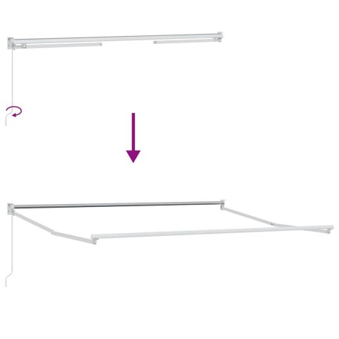 Markiza Czarny 300 x 250 x 165 cm Poliester
