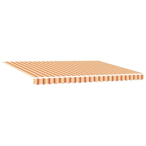 Markiza Żółty i pomarańczowy 450 × 300 cm Poliester i Metal