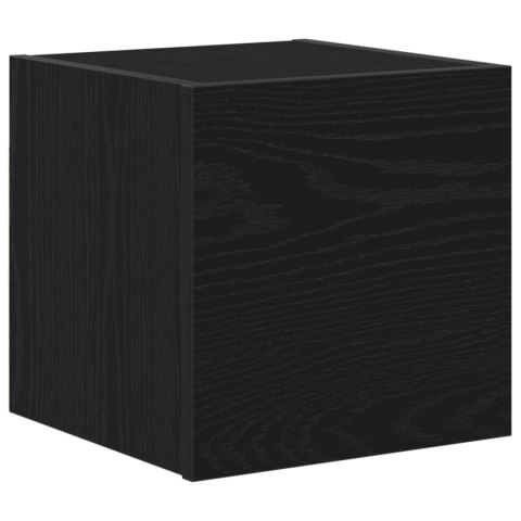 Zestaw szafek RTV 7 pcs Czarny Dąb 100 x 30 x 30 cm