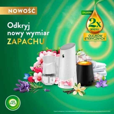 Air Wick Elektryczny Odświeżacz Powietrza Wtyczka + Wkład Bryza Oceanu & Sól Morska...