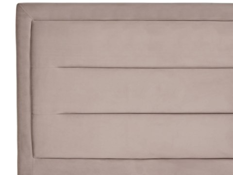 Łóżko wodne Welur ROUEN 180 x 200 cm Beżowoszary