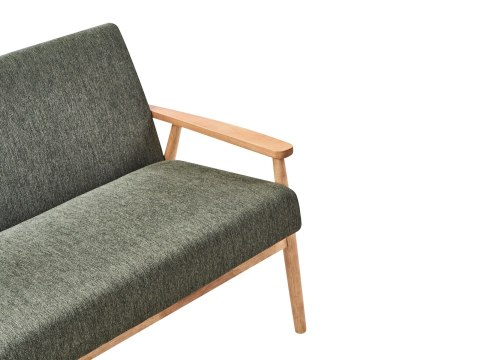 Sofa dla 2 osób ESRUM Jasny brąz/ zielony