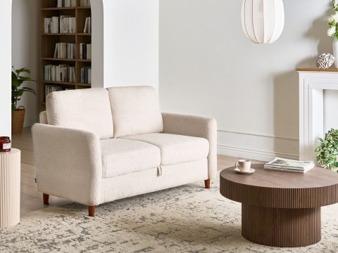 Sofa dla 2 osób MARE Boucle Beżowy