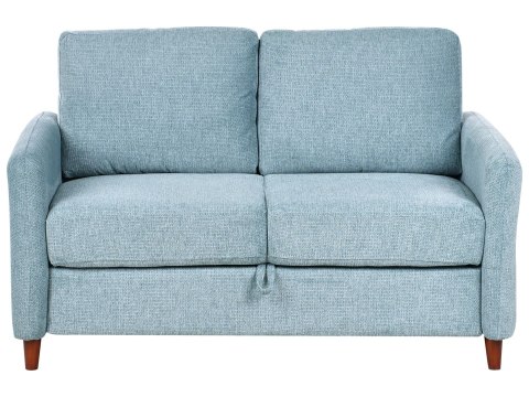 Sofa dla 2 osób MARE Niebieski ze schowkiem